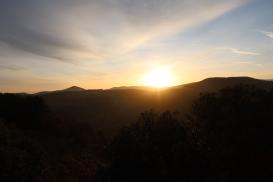 Monticchiello východ slunce