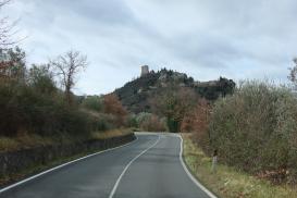 Rocca d'Orcia příjezd