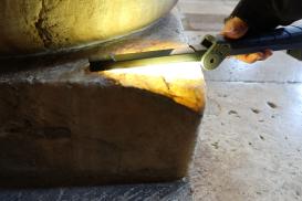 Opatství Sant' Antimo postavené z alabastru